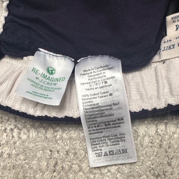 J. Crew multicolor Knit Shorts with White Waistband - Picture 4 of 6